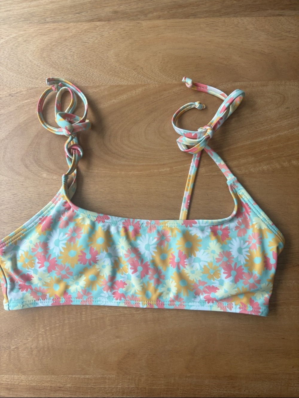 Aeropostale Floral Bikini Top - Size Medium